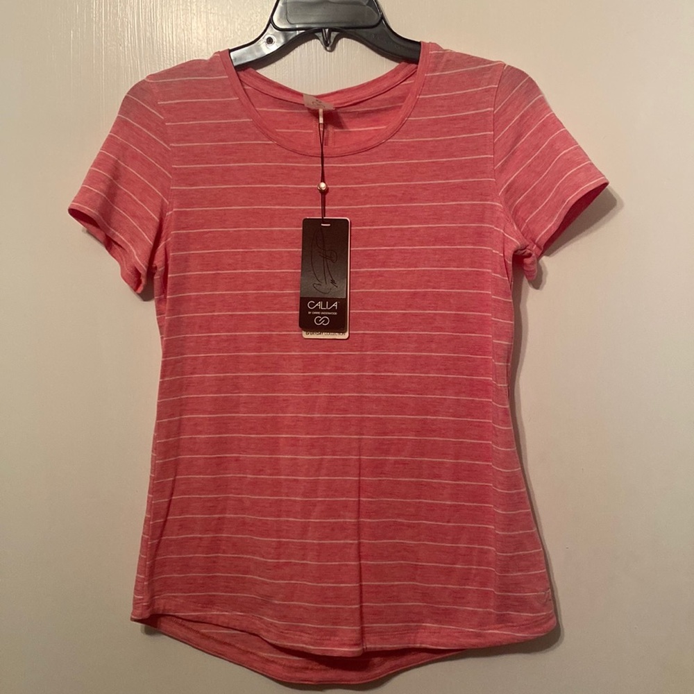 ***NEW w/Tag*** CALIA pink Stripe Shirt